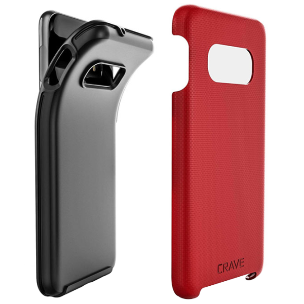 Чехол для смартфона Samsung Galaxy S10e CRAVE/ Back/ Поликарбонат/ Черный Красный photo 4