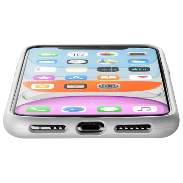Husă pentru smartphone Apple iPhone 11 Cellularline/ Back/ TPU/ Glitter Gray photo 3