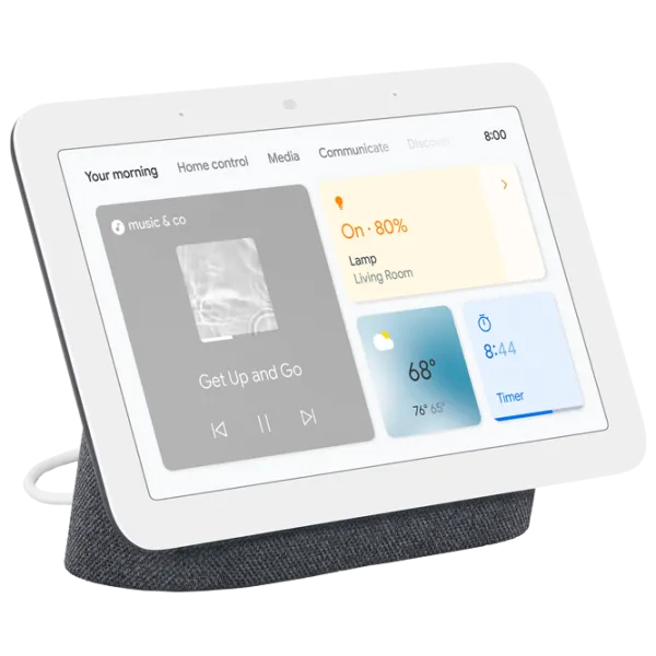 Boxă smart Google Nest Hub (2nd Gen) Black photo 2