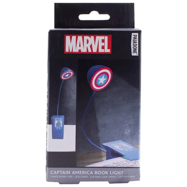 Настольная лампа фан Paladone Captain America Book Light Синий photo 2