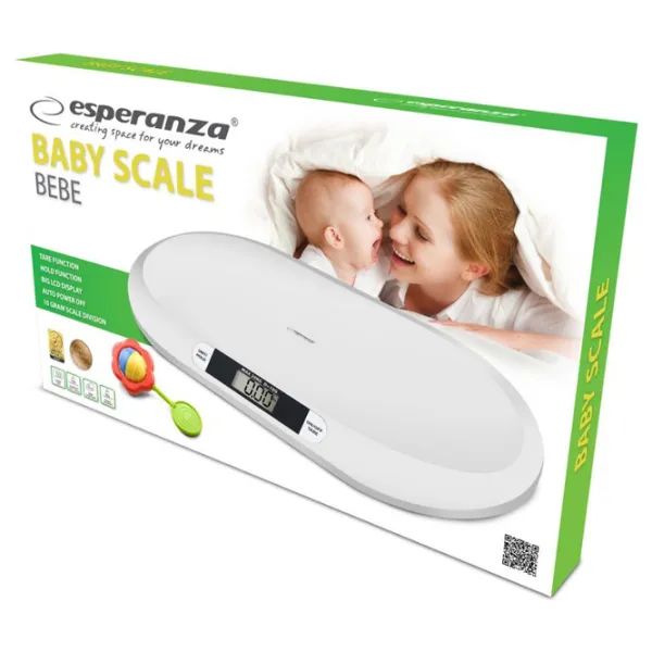 Cântar pentru bebeluși Esperanza EBS019 Electronic/ White photo 5