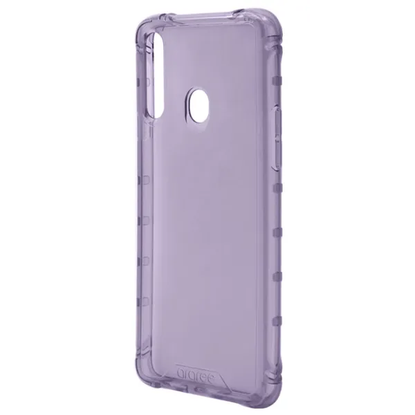 Чехол для смартфона Samsung Galaxy A20s Araree/ Back/ TPU/ Прозрачный Пурпурный photo 3 Чехол для смартфона Samsung Galaxy A20s Araree/ Back/ TPU/ Прозрачный Пурпурный photo 3