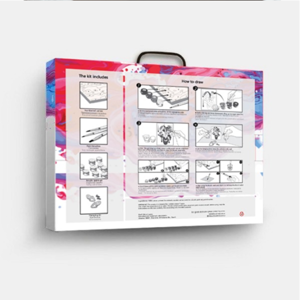 Pictură pe numere BrushMe Coș cu hortenzie GX36620 50 x 40 cm/ Orizontală photo 5