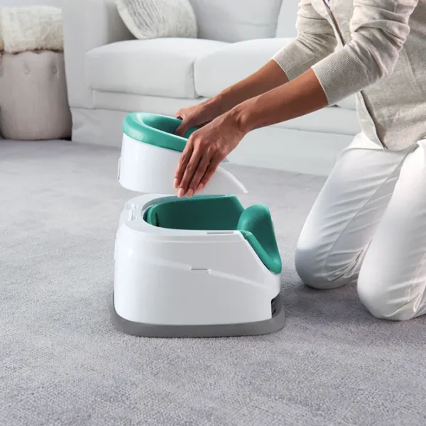 Стульчик для кормления Ingenuity Baby Base 2 in 1 (33005-001) Бустер/ 6 месяцев/ Зелёный photo 4