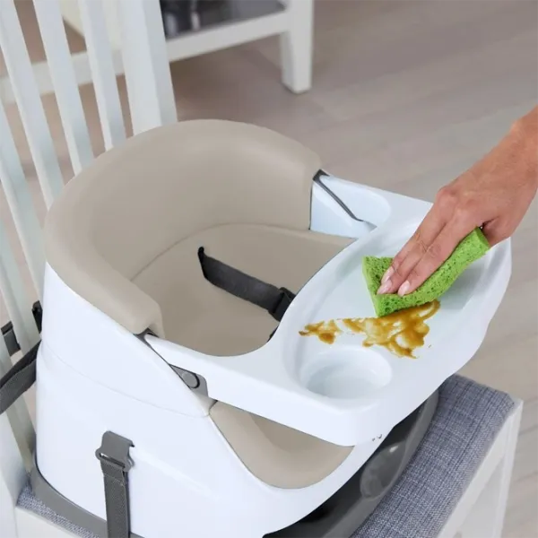 Стульчик для кормления Ingenuity Baby Base 2 in 1 (33005-003) Бустер/ 6 месяцев/ Бежевый photo 5