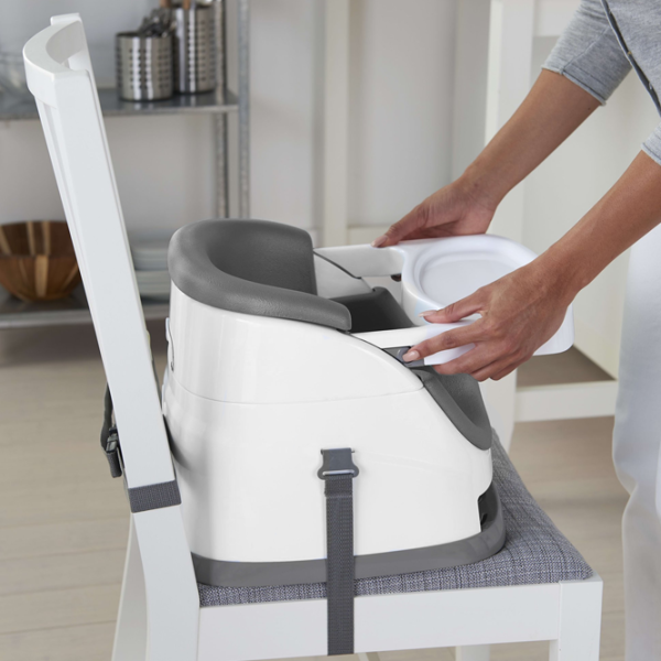 Стульчик для кормления Ingenuity Baby Base 2 in 1 (33005-002) Бустер/ 6 месяцев/ Серый photo 3