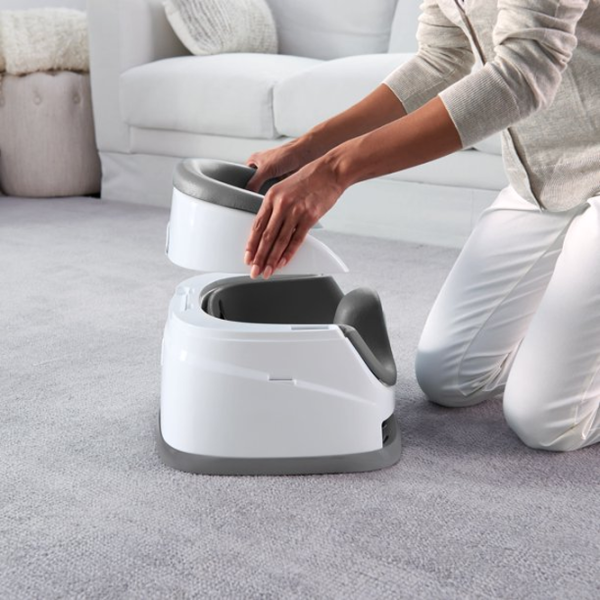 Стульчик для кормления Ingenuity Baby Base 2 in 1 (33005-002) Бустер/ 6 месяцев/ Серый photo 4