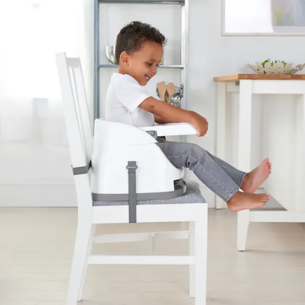 Стульчик для кормления Ingenuity Baby Base 2 in 1 (33005-002) Бустер/ 6 месяцев/ Серый photo 5