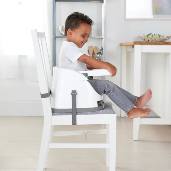 Стульчик для кормления Ingenuity Baby Base 2 in 1 (33005-002) Бустер/ 6 месяцев/ Серый photo 5