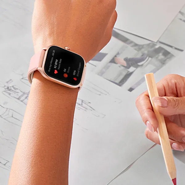 Ceas inteligent Amazfit GTS 4 Mini 1.65"/ Flamingo Pink photo 6 Ceas inteligent Amazfit GTS 4 Mini 1.65"/ Flamingo Pink photo 6