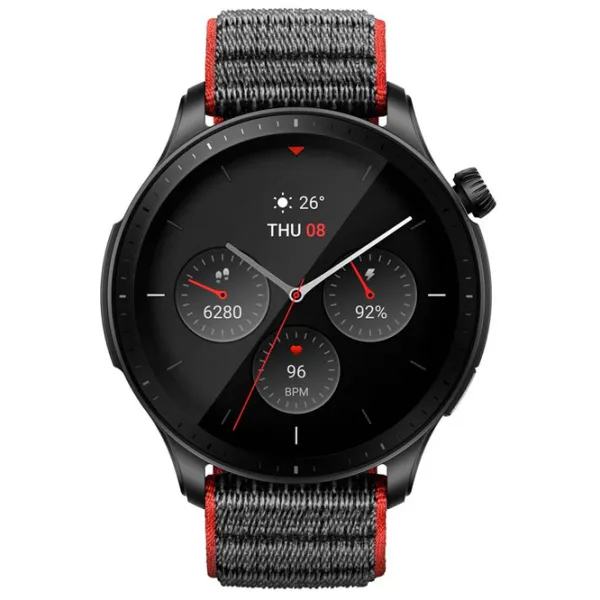 Ceas inteligent Amazfit GTR 4 1.43"/ A2166-RG/ Red Gray photo 2 Ceas inteligent Amazfit GTR 4 1.43"/ A2166-RG/ Red Gray photo 2