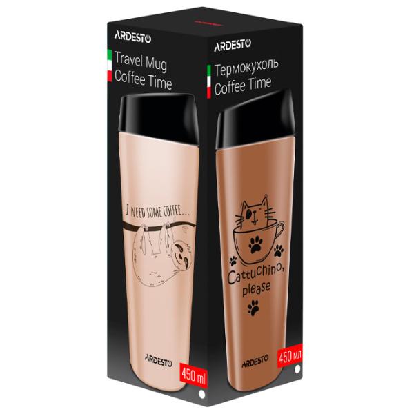 Cană termo Ardesto AR2645DMM Brown 0.45l photo 3