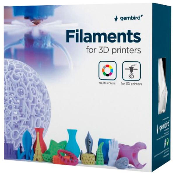Филамент Gembird 3DP-ABS1.75-01-TR Прозрачный photo 2
