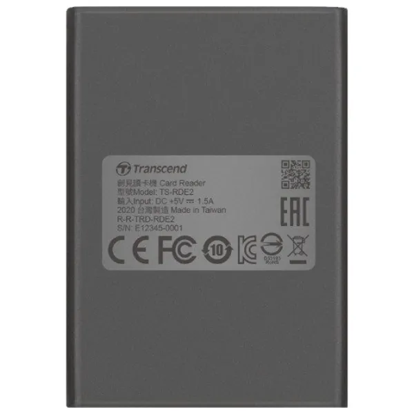 Карт-ридер Transcend TS-RDE2 USB 3.2 Gen 2/ Серый photo 4