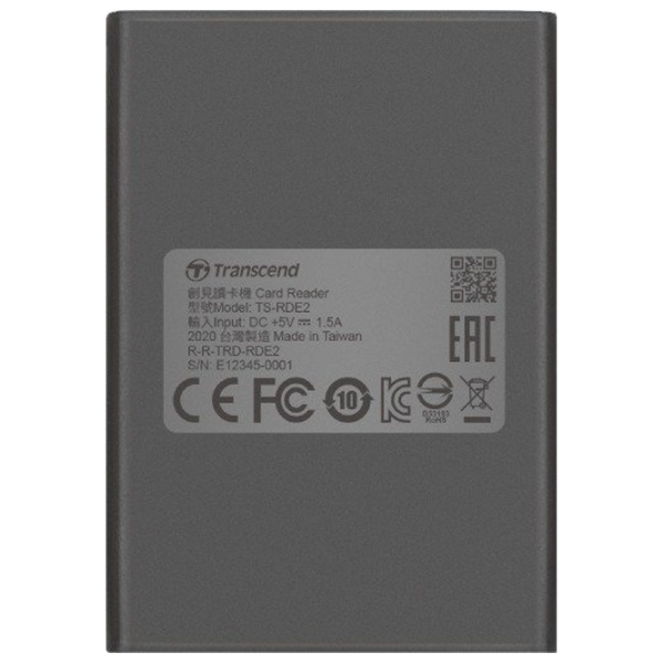 Карт-ридер Transcend TS-RDE2 USB 3.2 Gen 2/ Серый photo 4