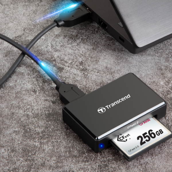 Карт-ридер Transcend TS-RDF2 USB 3.1 Gen 1/ Черный photo 5