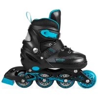 Role Spokey Quattro 4in1 (929196) pentru băieți/ pentru copii/ Black photo 5