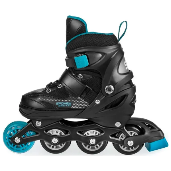 Ролики Spokey Quattro 4in1 (929196) для мальчиков/ для детей/ Черный photo 6 Ролики Spokey Quattro 4in1 (929196) для мальчиков/ для детей/ Черный photo 6