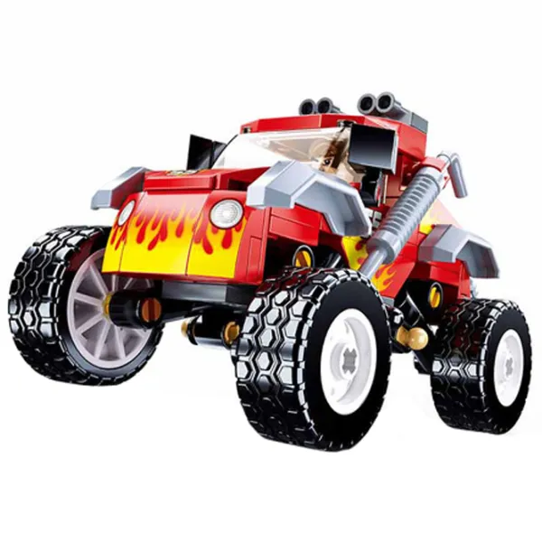 Constructor pentru copii Sluban SUV Mașină/ Red photo 2