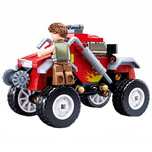 Constructor pentru copii Sluban SUV Mașină/ Red photo 3
