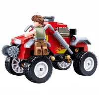 Constructor pentru copii Sluban SUV Mașină/ Red photo 3