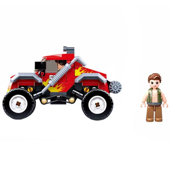 Constructor pentru copii Sluban SUV Mașină/ Red photo 4