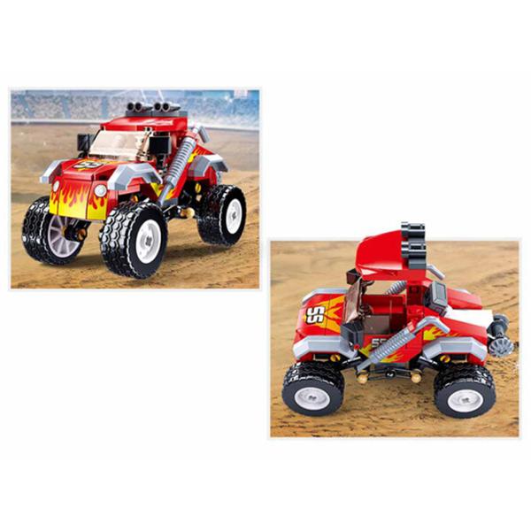 Constructor pentru copii Sluban SUV Mașină/ Red photo 5