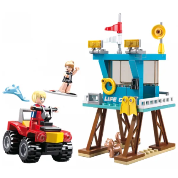 Конструктор Sluban Beach Rescue Tower Пляж/ Разноцветный photo 2