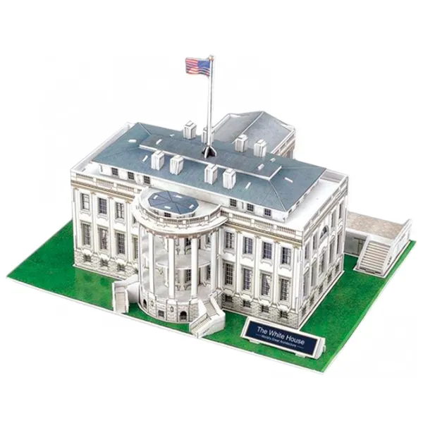 Пазл 3D CubicFun The White House 8+/ Количество деталей: 65 photo 2