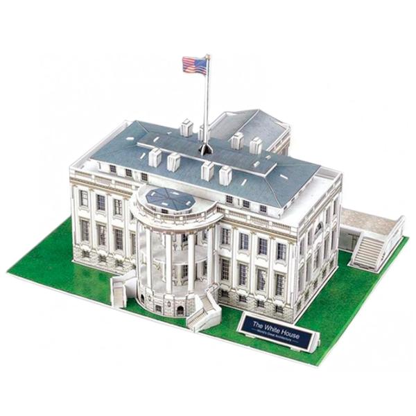 Пазл 3D CubicFun The White House 8+/ Количество деталей: 65 photo 2