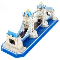 Puzzle 3D CubicFun Tower Bridge 8+/ Numărul de piese: 52 photo 3
