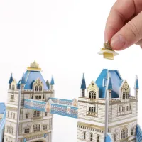 Puzzle 3D CubicFun Tower Bridge 8+/ Numărul de piese: 52 photo 5