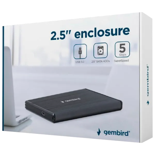 Внешний корпус для HDD Gembird EE2-U3S-3-B USB 3.0/ Черный photo 2