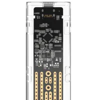 Carcasă externă pentru SSD Gembird EE2280-U3C-02 USB 3.1/ Transparent photo 2