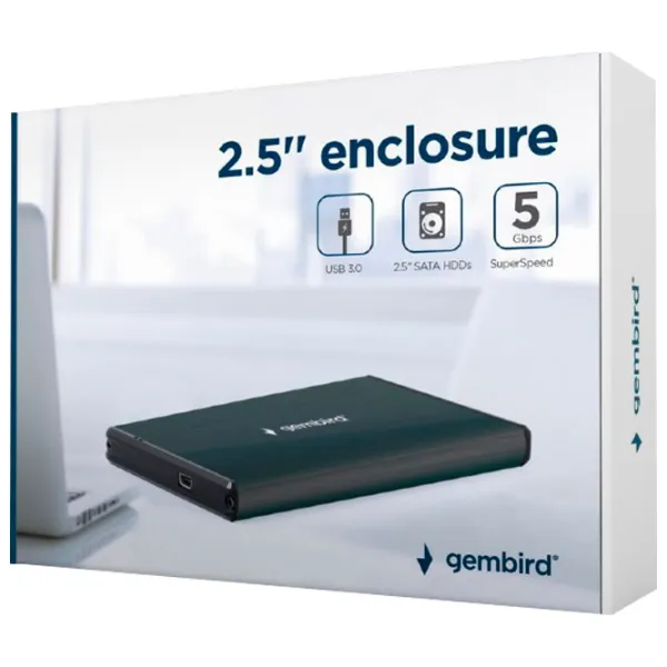 Внешний корпус для HDD Gembird EE2-U3S-2-G USB 3.0/ Зелёный photo 2