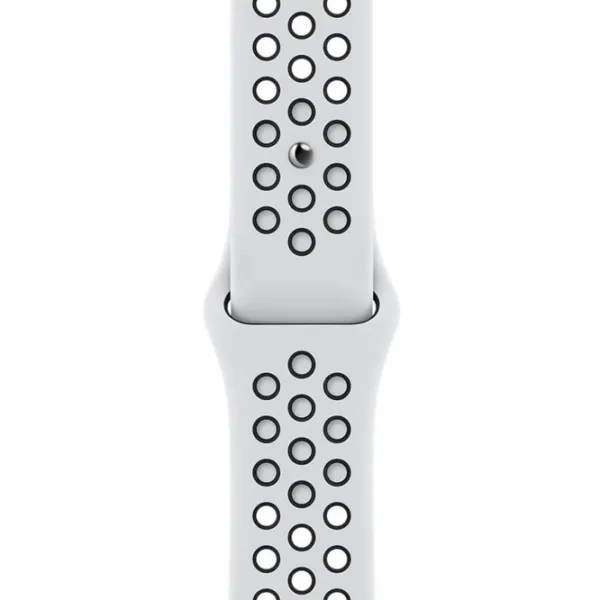 Умные часы Apple Watch Series 7 Nike 1.69"/ MKN33/ Starlight Серебристый photo 3 Умные часы Apple Watch Series 7 Nike 1.69"/ MKN33/ Starlight Серебристый photo 3