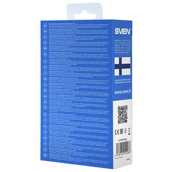 Наушники Sven E-717BT Черный Беспроводные/ Персональный photo 5 Наушники Sven E-717BT Черный Беспроводные/ Персональный photo 5