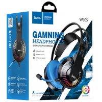 Căști Hoco W105 Joyful Blue Cu fir/ Gaming photo 4