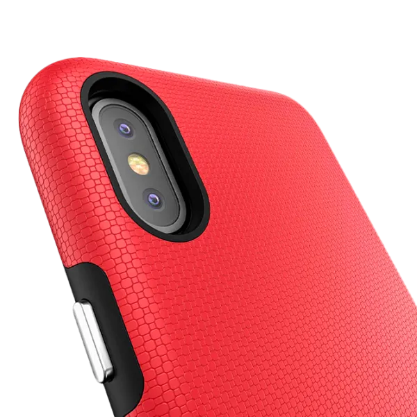 Чехол для смартфона Apple iPhone X/ XS CRAVE/ Back/ TPU/ Черный Красный photo 2