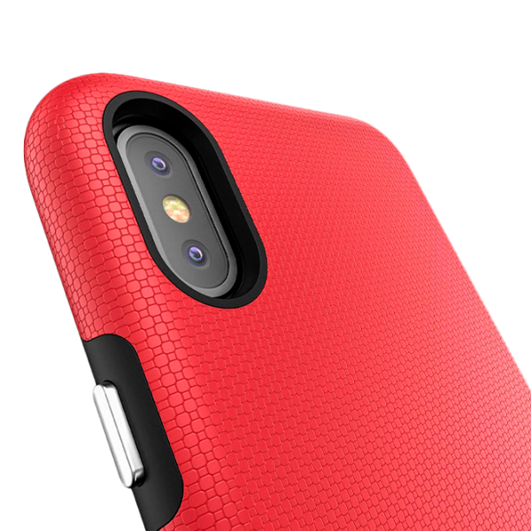 Чехол для смартфона Apple iPhone X/ XS CRAVE/ Back/ TPU/ Черный Красный photo 2