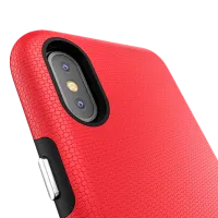 Чехол для смартфона Apple iPhone X/ XS CRAVE/ Back/ TPU/ Черный Красный photo 2