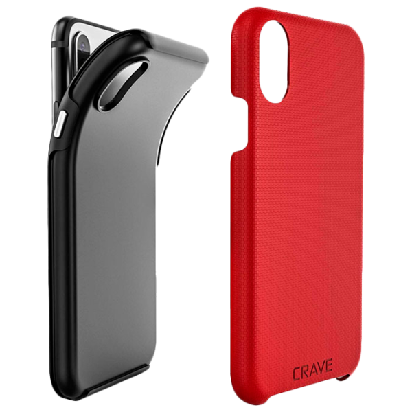 Чехол для смартфона Apple iPhone X/ XS CRAVE/ Back/ TPU/ Черный Красный photo 5