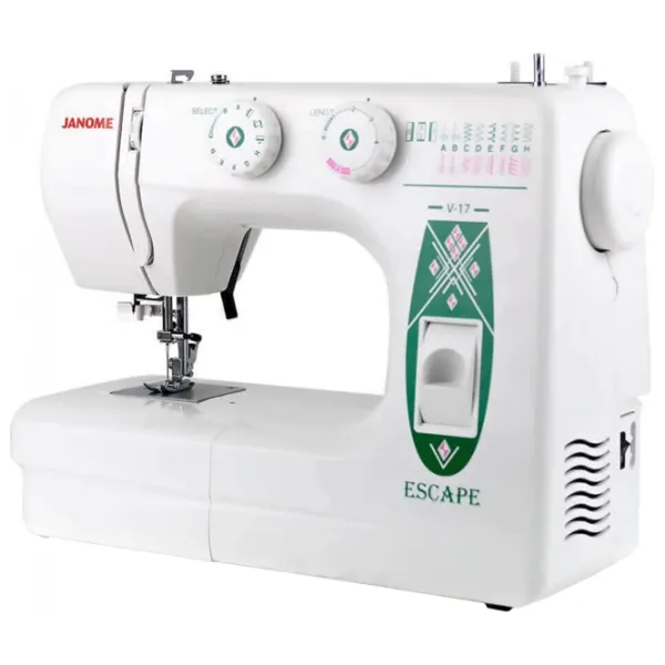 Mașină de cusut Janome Escape V-17 Electromecanică/ White photo 3