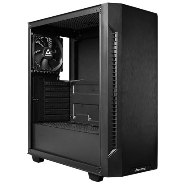 Корпус Chieftec AS-01B-OP Mid Tower / Черный photo 4