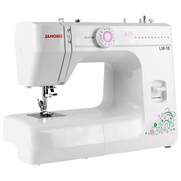 Mașină de cusut Janome LW-10 Electromecanică/ White photo 2