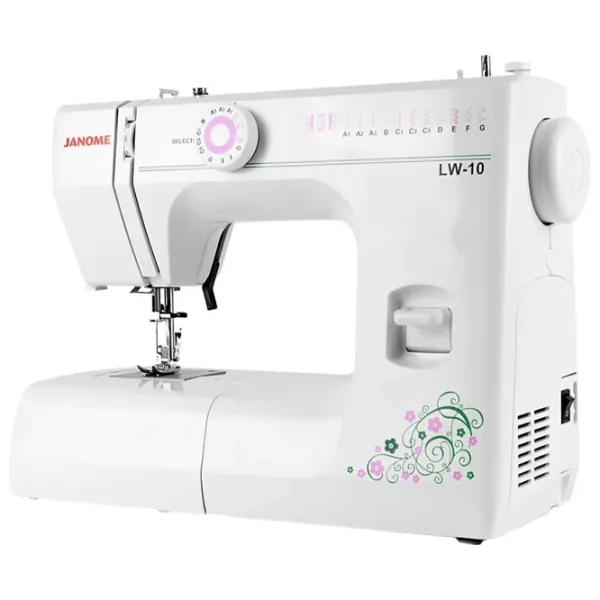 Mașină de cusut Janome LW-10 Electromecanică/ White photo 3