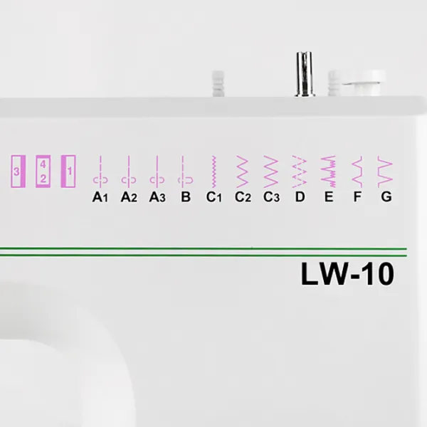 Mașină de cusut Janome LW-10 Electromecanică/ White photo 5