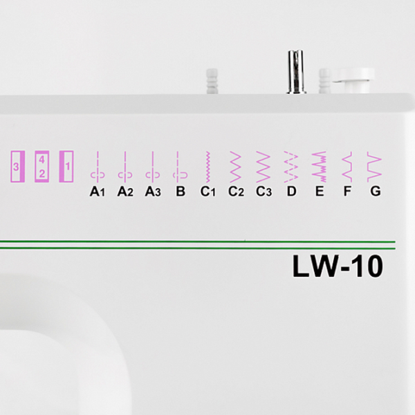 Mașină de cusut Janome LW-10 Electromecanică/ White photo 5