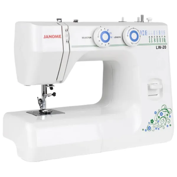 Mașină de cusut Janome LW-20 Electromecanică/ White photo 2