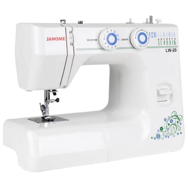 Mașină de cusut Janome LW-20 Electromecanică/ White photo 2